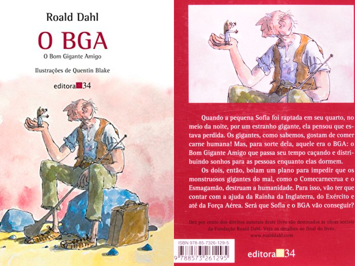 O Bom Gigante Amigo de Roald Dahl