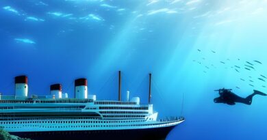 Titanic fundo do mar